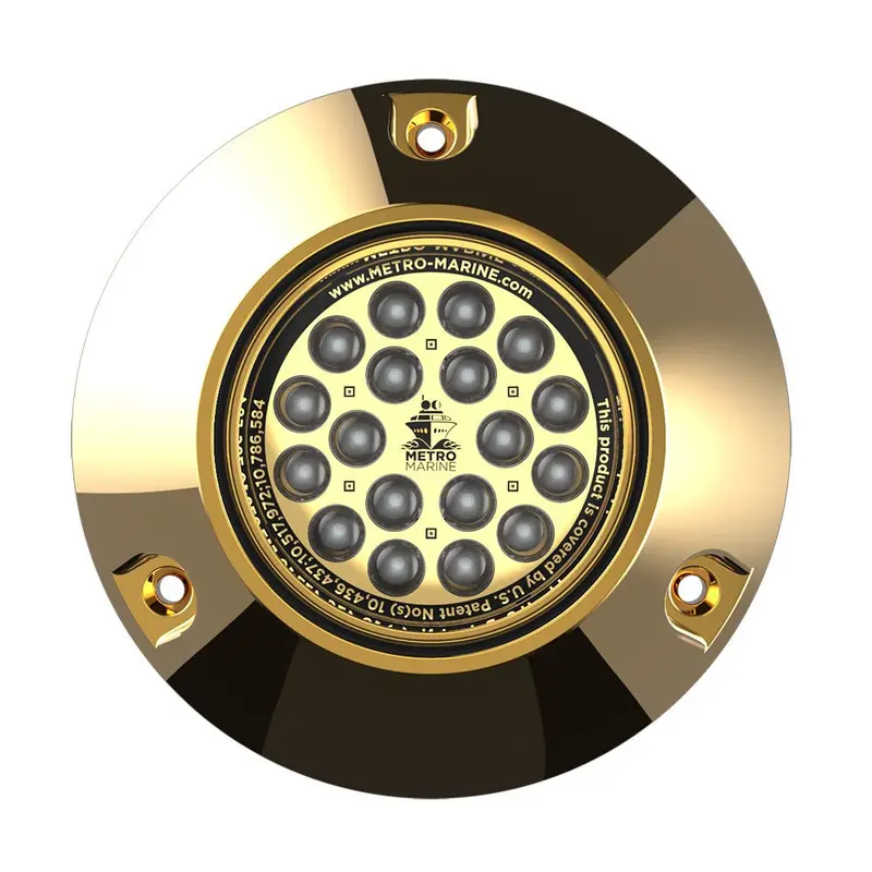 Metro Marine High-Output Submersible Underwater Light W/Intelligent Monochromatic Leds - Green, 90 Beam [F-Bmr1-G3-90] 1