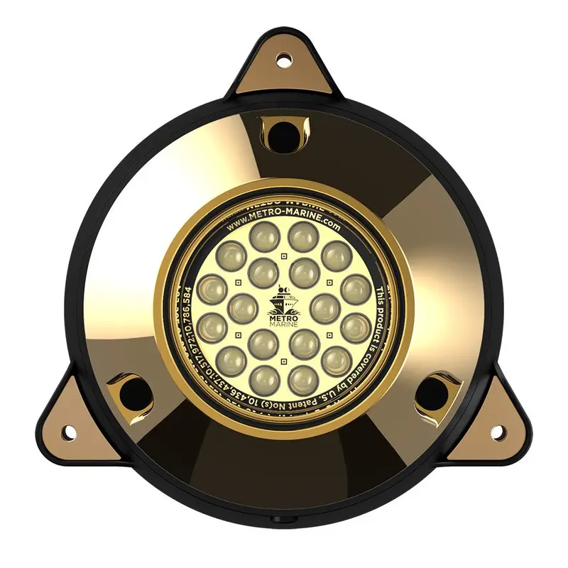 Metro Marine High-Output Surface Mount Underwater Light W/Intelligent Monochromatic Leds - White, 45 Beam [F-Smr1-W3-45] 1