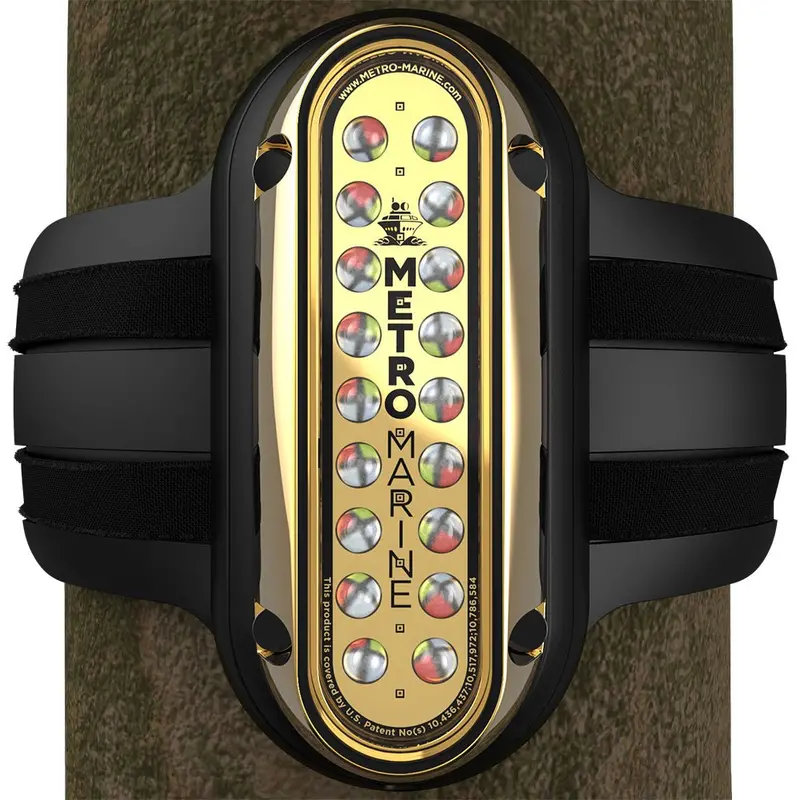 Metro Marine High-Output Vertical Piling Mount Light W/Intelligent Full Spectrum Leds - Rgbw, 45 Beam [F-Pme1-V-Fs-45] 1