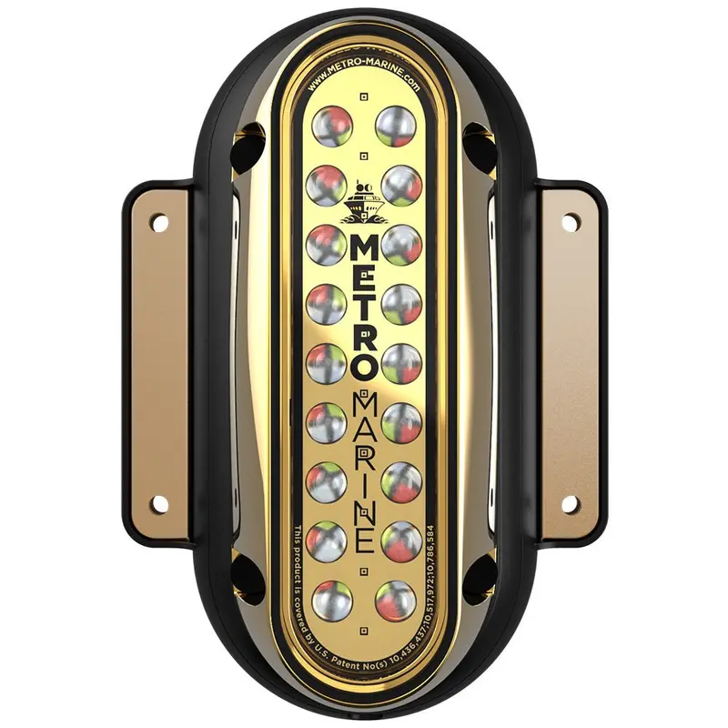 Metro Marine High-Output Vertical Surface Mount Light W/Intelligent Full Spectrum Leds - Rgbw, 45 Beam [F-Sme1-V-Fs-45] 1