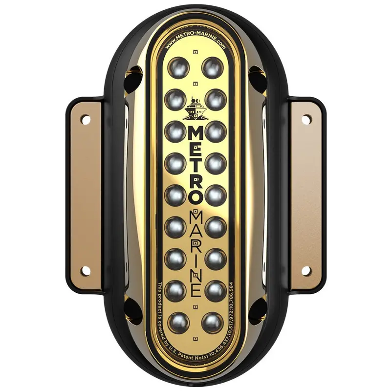 Metro Marine High-Output Vertical Surface Mount Light W/Intelligent Monochromatic Leds - Aqua, 45 Beam [F-Sme1-V-A3-45] 1