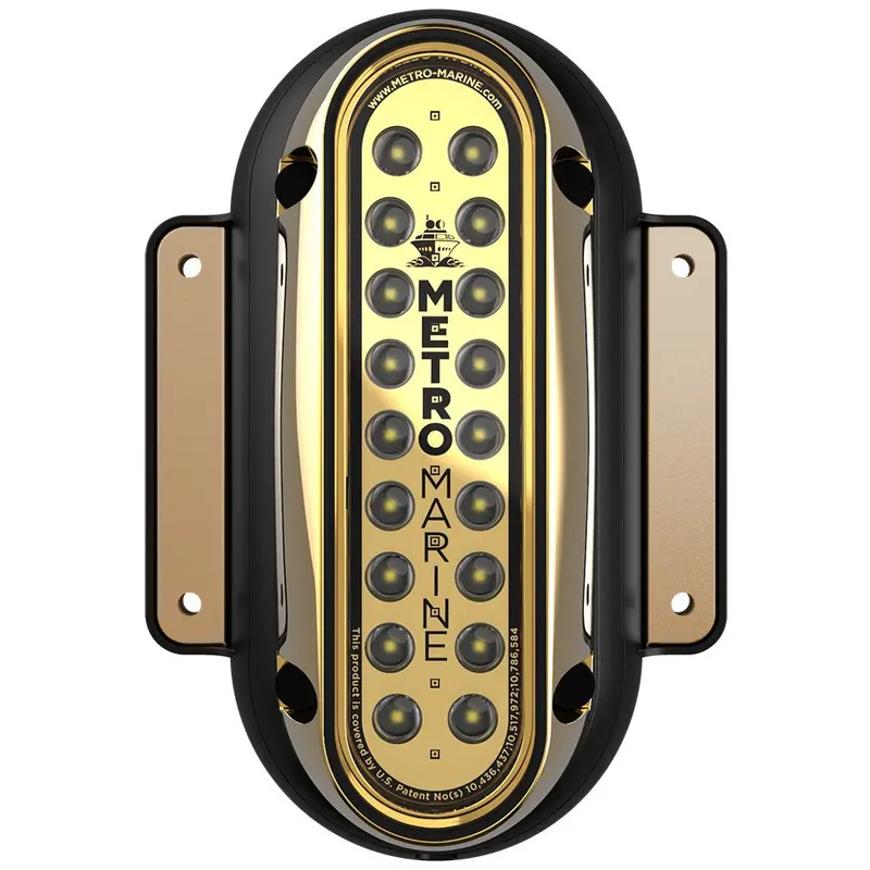 Metro Marine High-Output Vertical Surface Mount Light W/Intelligent Monochromatic Leds - White, 90 Beam [F-Sme1-V-W3-90] 1