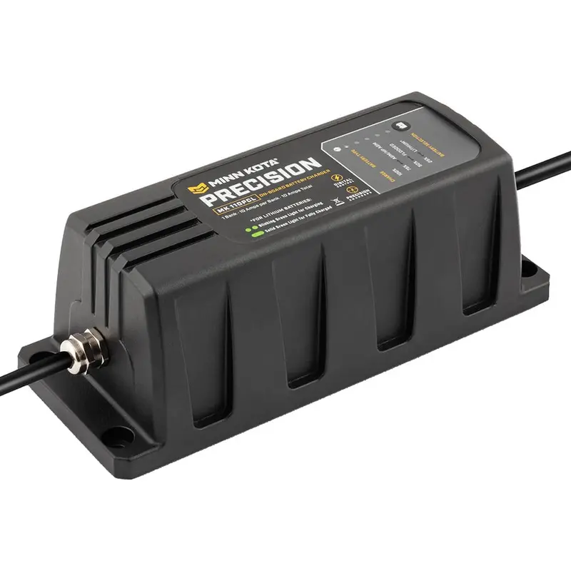 Minn Kota On-Board Precision Charger Mk-110 Pcl 1 Bank X 10 Amp Li Optimized Charger [1831101] 1