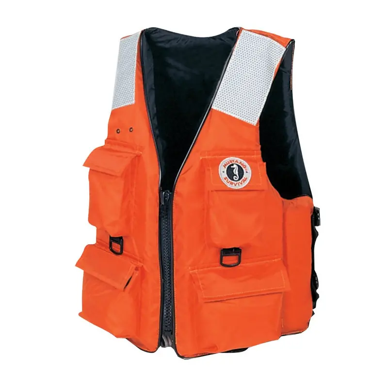 Mustang 4-Pocket Flotation Vest - Orange - Xl [Mv3128t2-2-Xl-216] 1