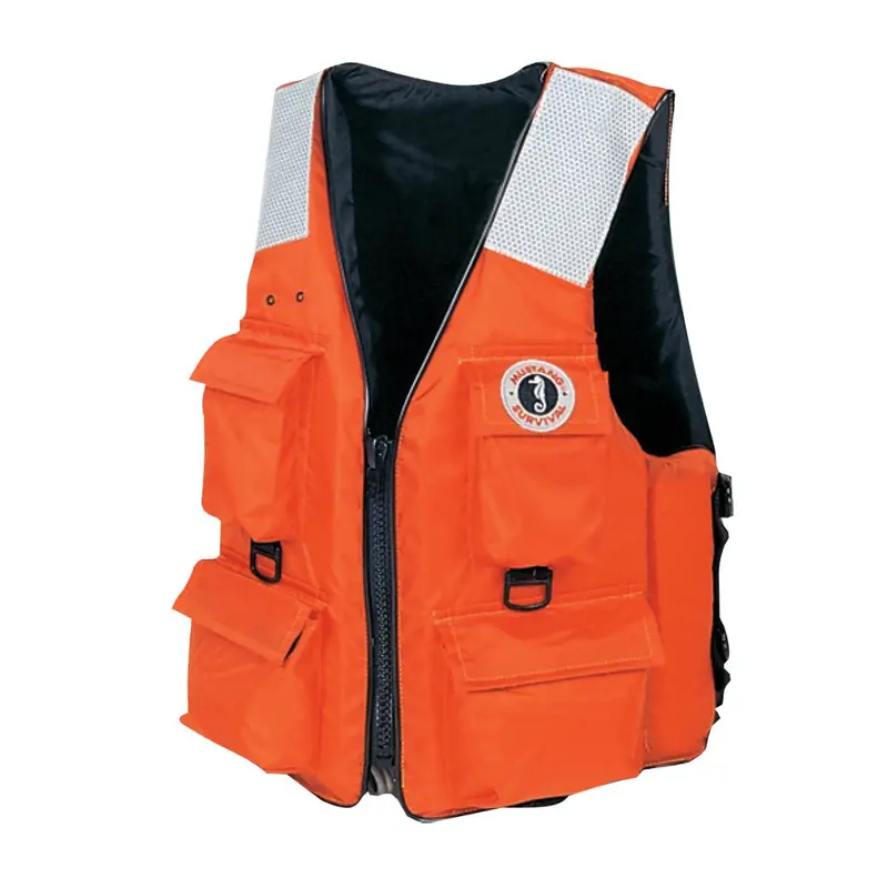 Mustang 4-Pocket Flotation Vest - Orange - Xxl [Mv3128t2-2-Xxl-216] 1