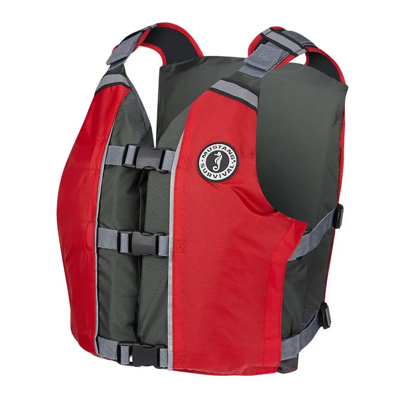 Mustang Apf Foam Vest - Universal - Red/Grey [Mv411102-861-0] 1