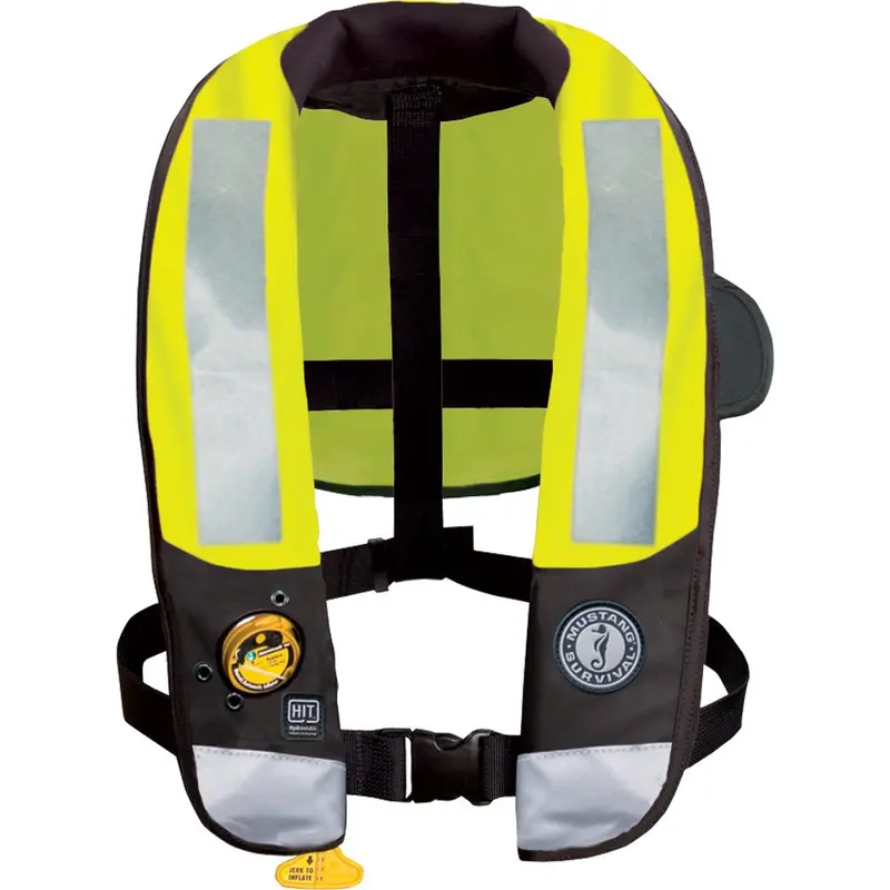 Mustang Hit High Visibility Inflatable Pfd - Fluorescent Yellow/Green - Automatic/Manual [Md3183t3-239-0-202] 1
