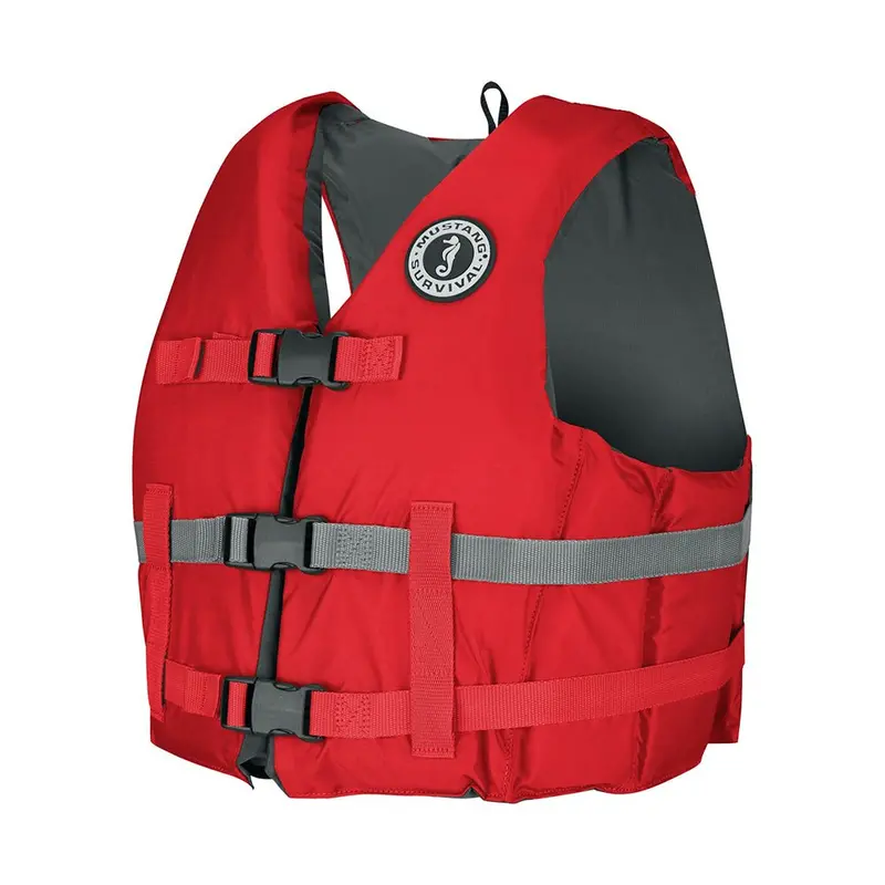 Mustang Livery Foam Vest - Xl/Xxl - Red [Mv7010-4-Xl/Xxl] 1