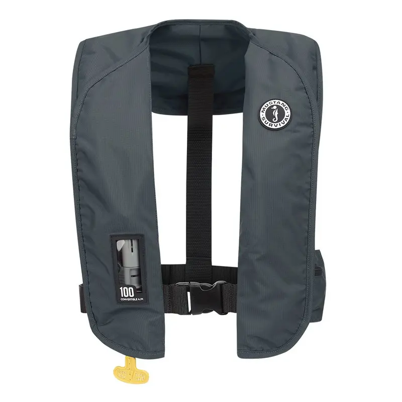 Mustang Mit 100 Convertible Inflatable Pfd - Admiral Grey [Md2030-191-0-202] 1