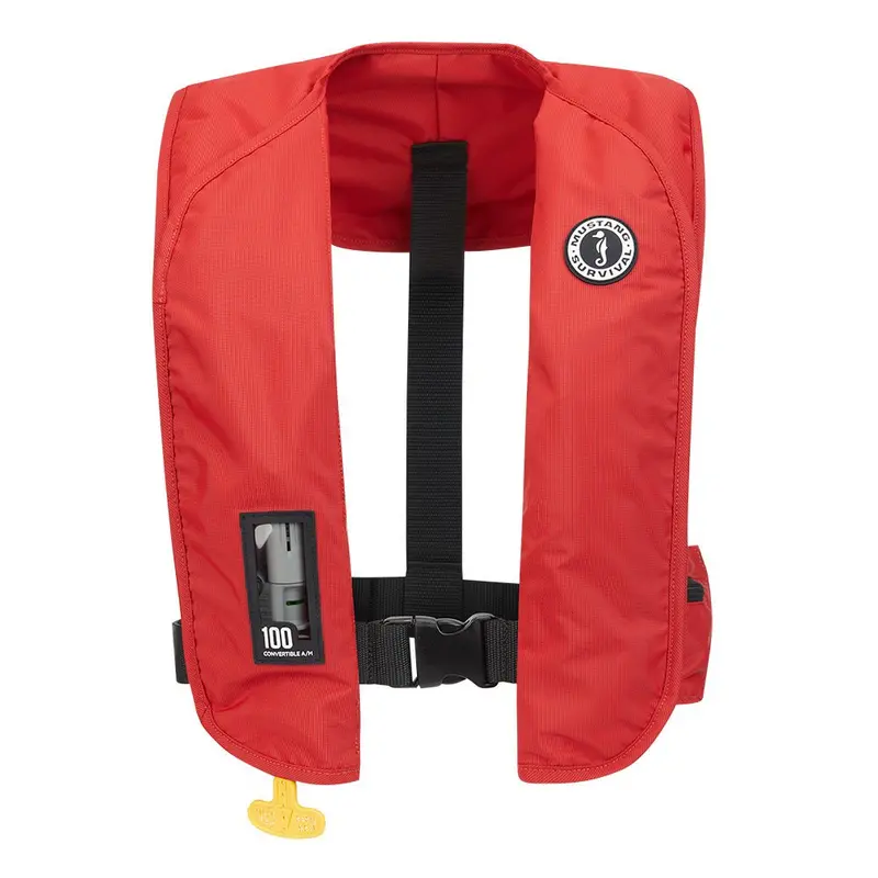 Mustang Mit 100 Convertible Inflatable Pfd - Red [Md2030-4-0-202] 1