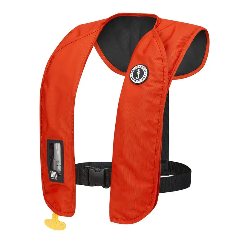 Mustang Mit 100 Inflatable Pfd - Orange/Black [Md2018t1-33-0] 1