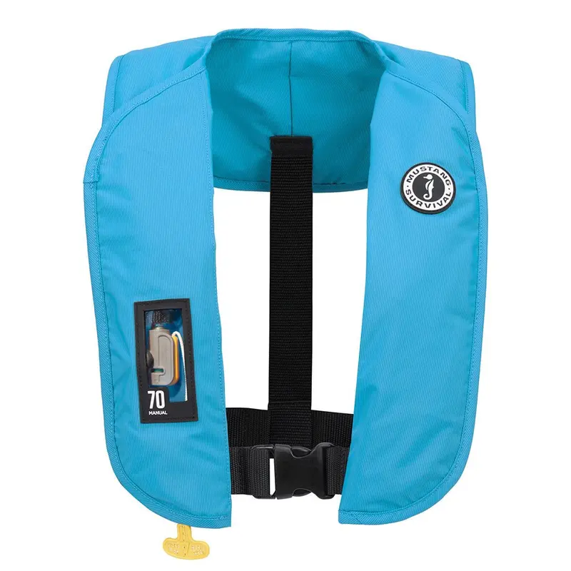 Mustang Mit 70 Manual Inflatable Pfd - Azure (Blue) [Md4041-268-0-202] 1