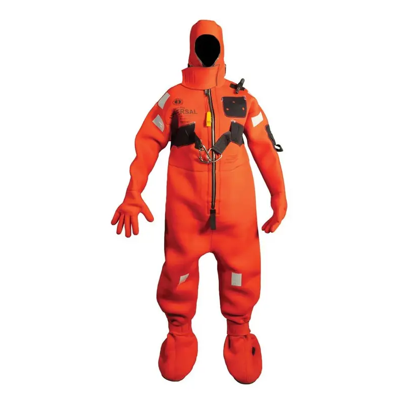 Mustang Neoprene Cold Water Immersion Suit W/Harness - Red - Adult Universal [Mis230hr-4-0-209] 1