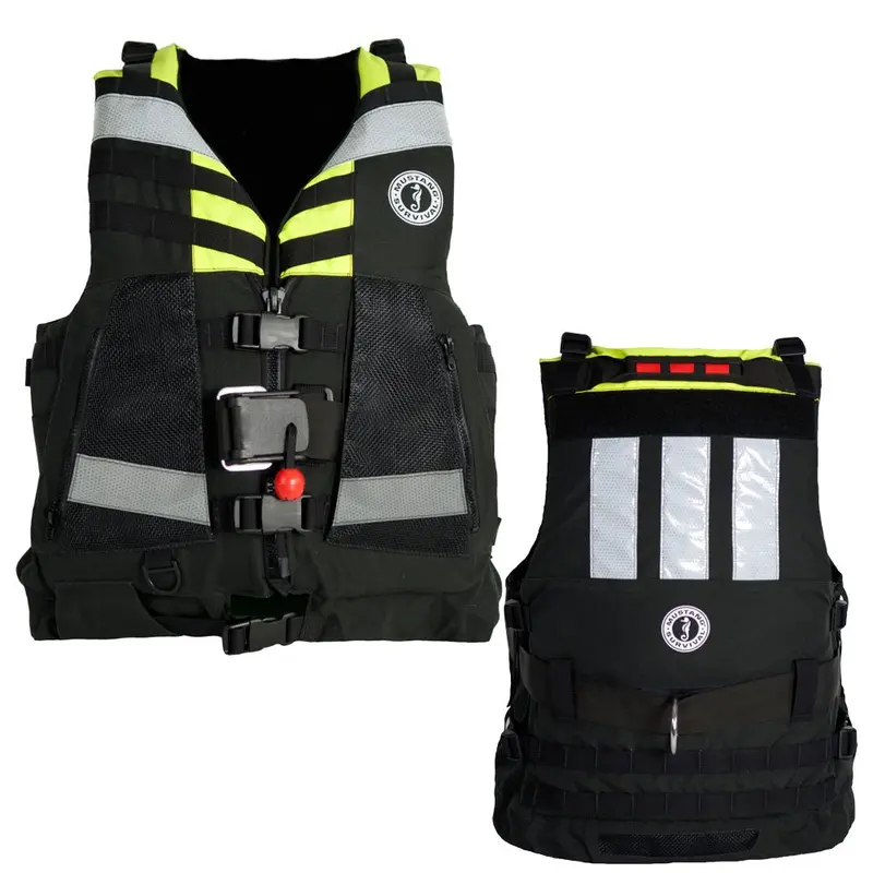 Mustang Swift Water Rescue Vest - Fluorescent Yellow/Green/Black - Universal [Mrv15002-251-0-206] 1