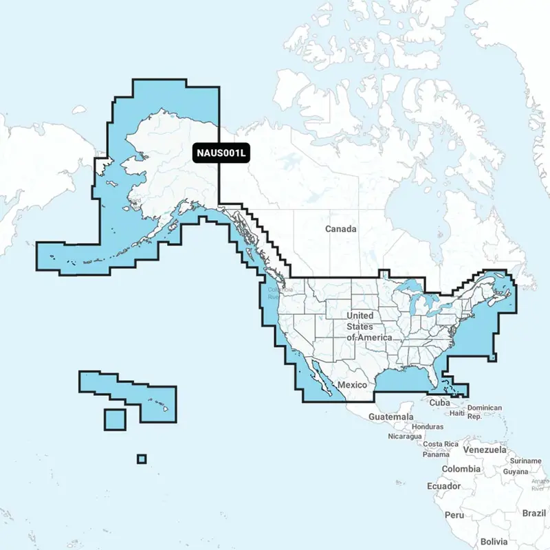 Navionics Naus001l - U.S.  Coastal Canada - Navionics+ [010-C1366-30] 1