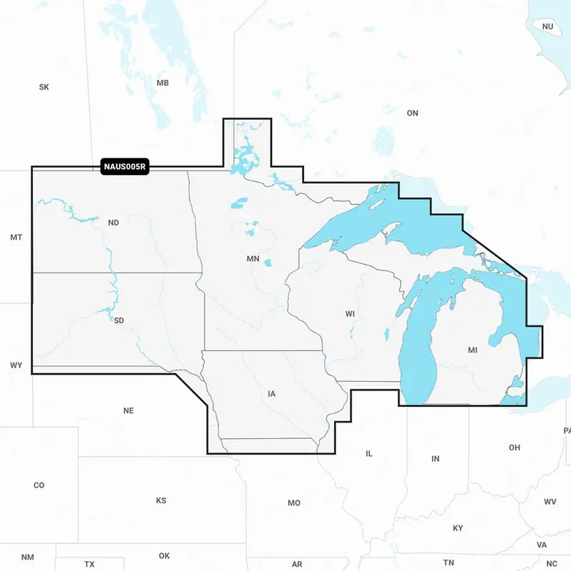 Navionics Naus005r - U.S. North - Navionics+ [010-C1368-30] 1