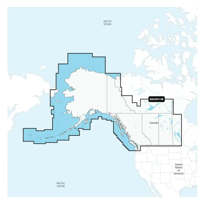 Navionics Naus013r - Canada, West  Alaska - Navionics+ [010-C1467-30] 1