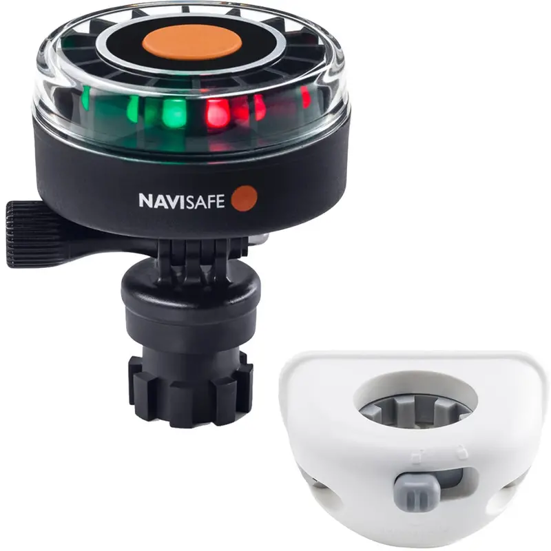 Navisafe Navilight 2Nm Tricolor W/Navimount Base  Vertical Mount - White [340Kit6] 1