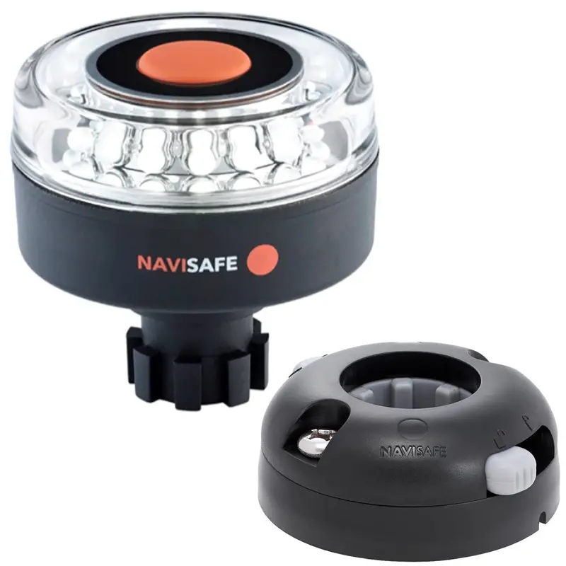 Navisafe Navilight 360 2Nm W/Navibolt Base  Horizontal Mount - Black [042Kit7] 1