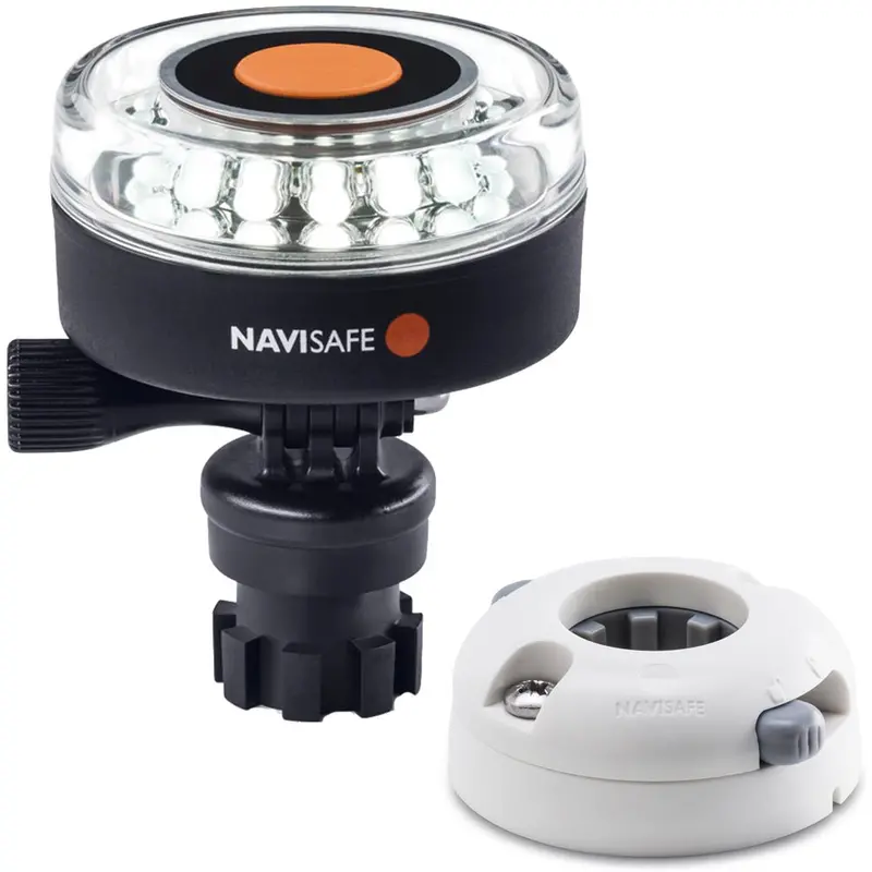 Navisafe Navilight 360 2Nm White W/Navimount Base  Horizontal Mount - White [040Kit5] 1