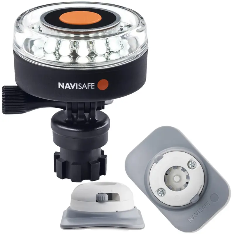 Navisafe Navilight 360 2Nm White W/Navimount Base  Rib Mount - White [040Kit4] 1