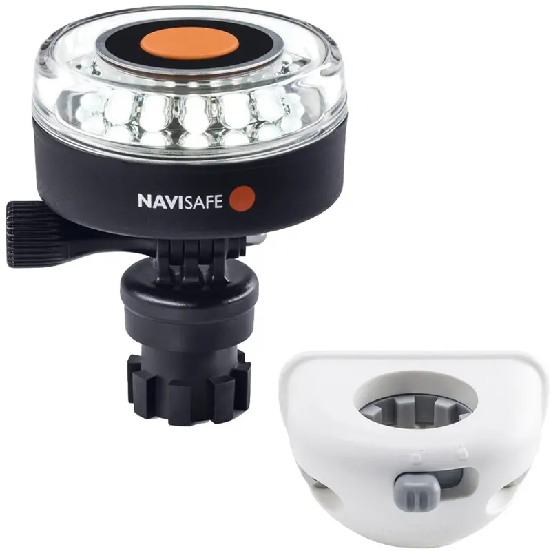 Navisafe Navilight 360 2Nm White W/Navimount Base  Vertical Mount - White [040Kit6] 1