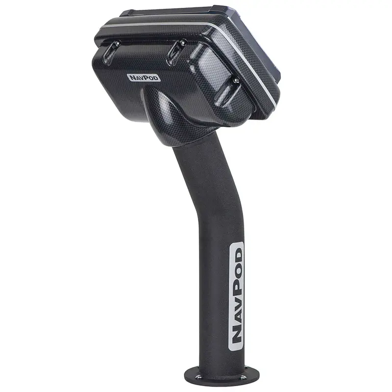 Navpod Ped5100-01 Pedestalpod Pre-Cut F/Humminbird Helix 10  Helix 9 Series - Carbon Black [Ped5100-01-C] 1
