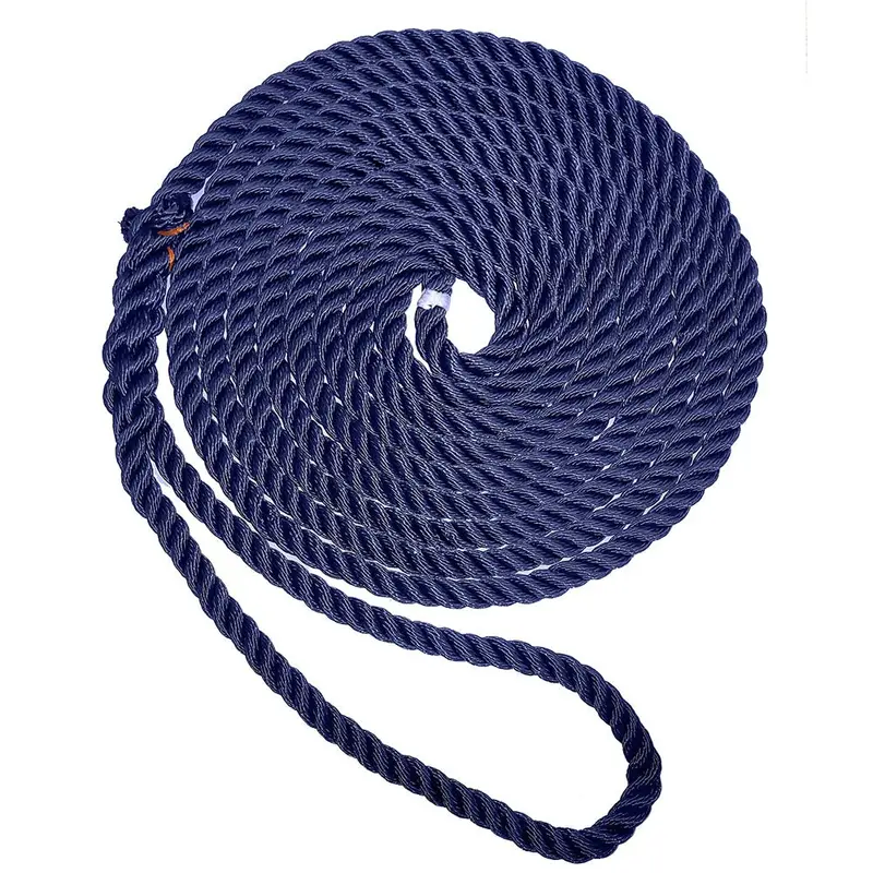 New England Ropes 1/2" Premium 3-Strand Dock Line - Navy Blue - 15 [C6053-16-00015] 1