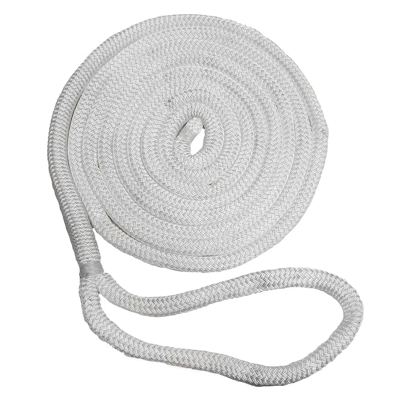 New England Ropes 3/8" Double Braid Dock Line - White - 25 [C5050-12-00025] 1