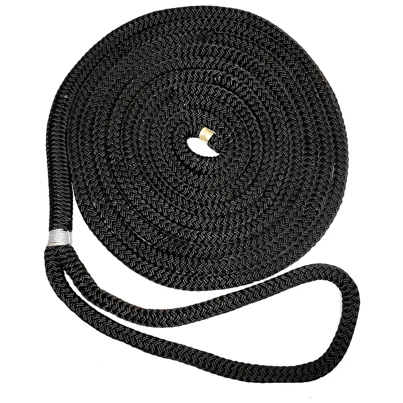 New England Ropes 5/8" Double Braid Dock Line - Black - 50 [C5054-20-00050] 1