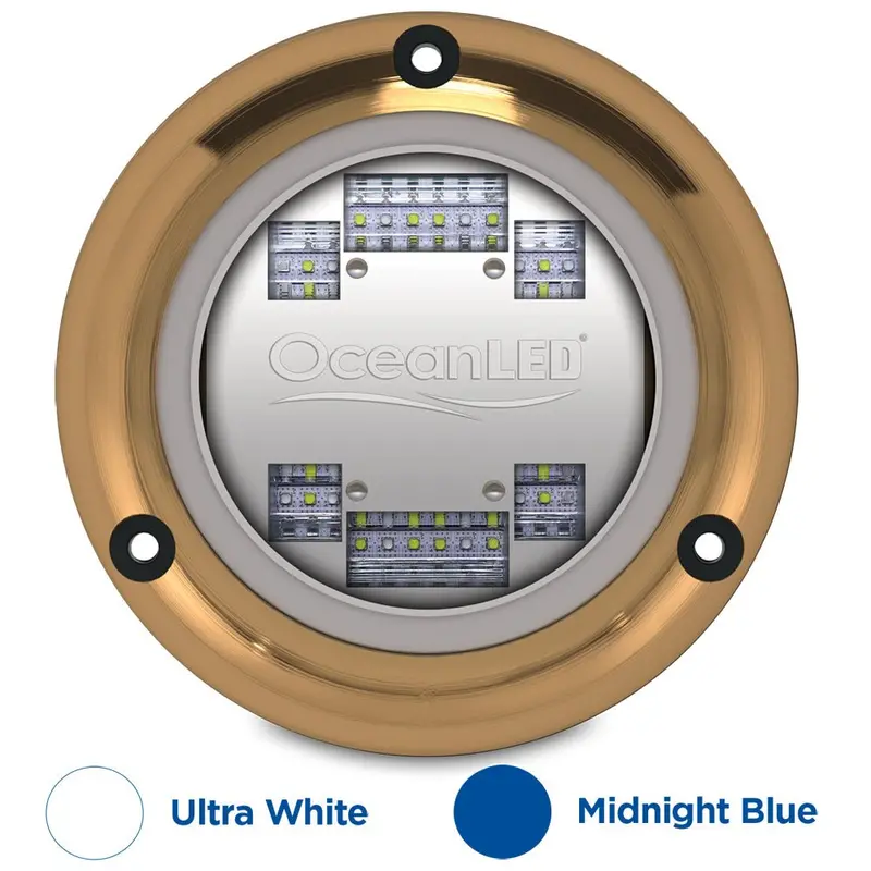 Oceanled Sport S3124s Underwater Led Light - Ultra White/Midnight Blue [012103Bw] 1