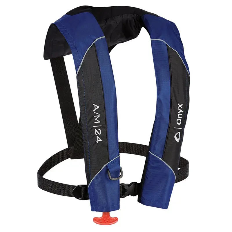 Onyx A/M-24 Automatic/Manual Inflatable Pfd Life Jacket - Blue [132000-500-004-15] 1