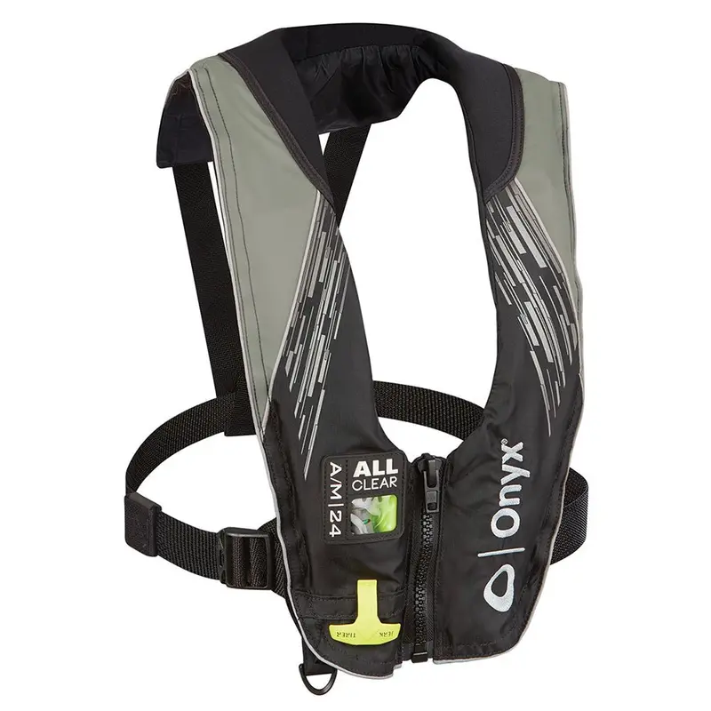 Onyx A/M-24 Series All Clear Automatic/Manual Inflatable Life Jacket - Grey - Adult [132200-701-004-21] 1