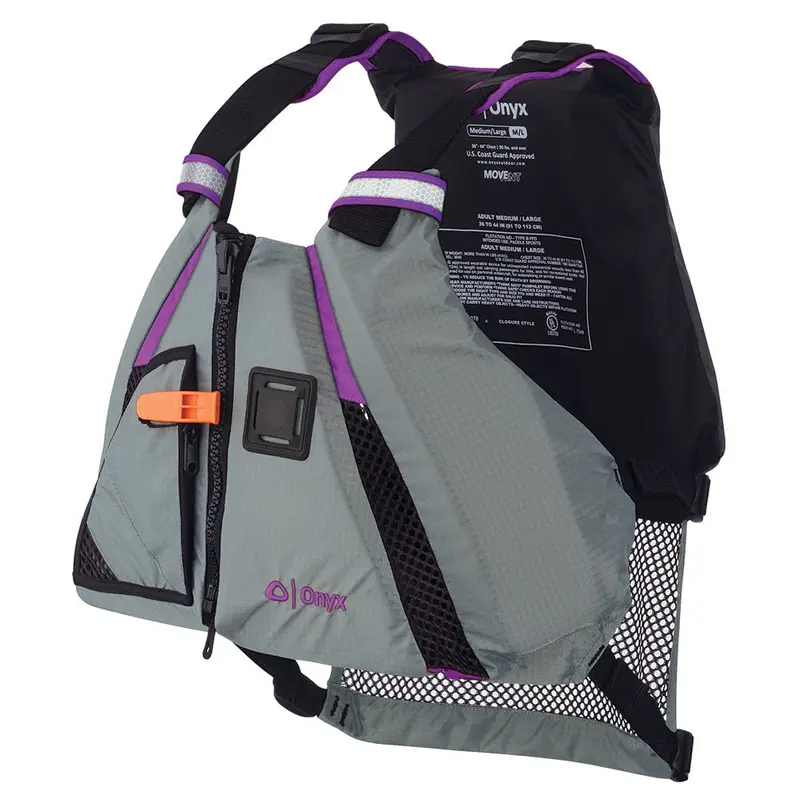 Onyx Movevent Dynamic Paddle Sports Vest - Purple/Grey - M/L [122200-600-040-18] 1