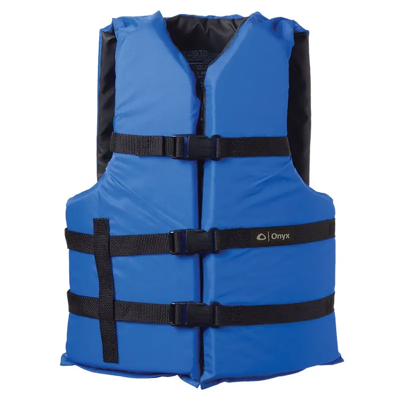 Onyx Nylon General Purpose Life Jacket - Adult Universal - Blue [103000-500-004-12] 1