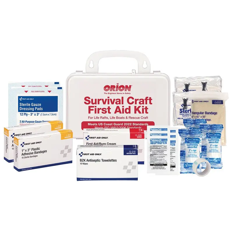 Orion Survival Craft First Aid Kit - Hard Plastic Case [816] 1