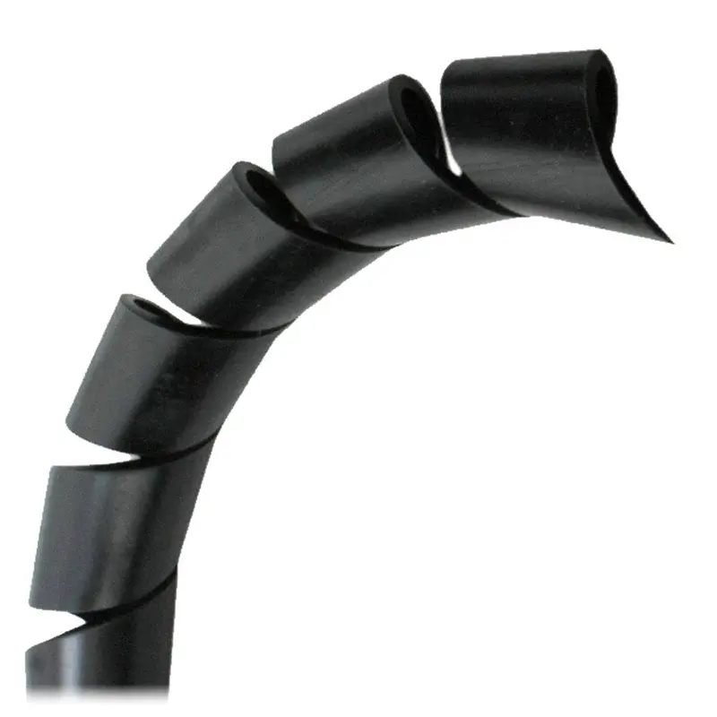 Pacer 1" Spiral Wrap - Black - 100' Roll [Bsw1bk-100] 1
