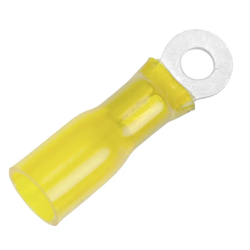 Pacer 12-10 Awg Heat Shrink Ring Terminal - #10 Stud Size - 100 Pack [Te10-10R-100] 1