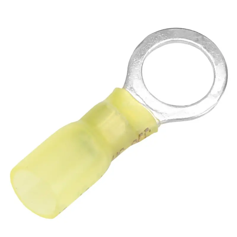 Pacer 12-10 Awg Heat Shrink Ring Terminal - 3/8" Stud Size - 100 Pack [Te10-38R-100] 1