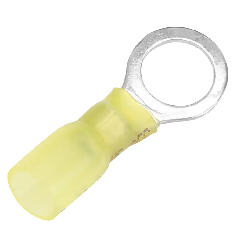 Pacer 12-10 Awg Heat Shrink Ring Terminal - 3/8" Stud Size - 25 Pack [Te10-38R-25] 1