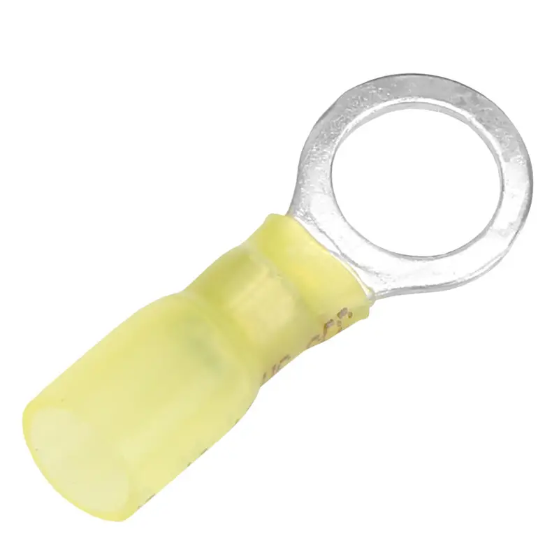Pacer 12-10 Awg Heat Shrink Ring Terminal - 3/8" Stud Size - 3 Pack [Te10-38R-3] 1