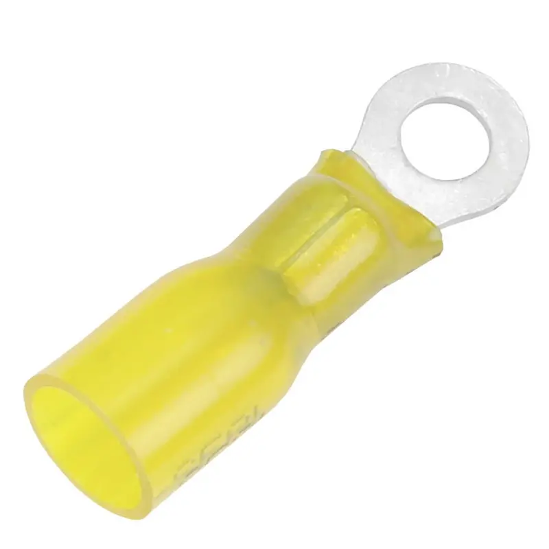 Pacer 12-10 Awg Heat Shrink Ring Terminal - #8 Stud Size - 100 Pack [Te10-8R-100] 1