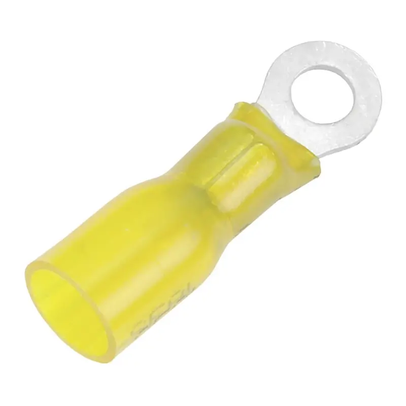 Pacer 12-10 Awg Heat Shrink Ring Terminal - #8 Stud Size - 25 Pack [Te10-8R-25] 1