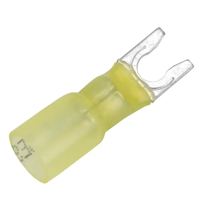 Pacer 12-10 Awg Heat Shrink Spade Terminal - #10 Stud Size - 25 Pack [Te10-10Slf-25] 1