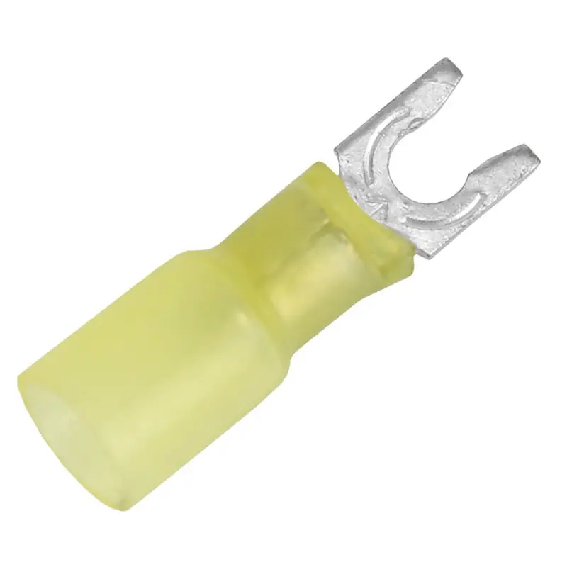 Pacer 12-10 Awg Heat Shrink Spade Terminal - #8 Stud Size - 25 Pack [Te10-8Slf-25] 1
