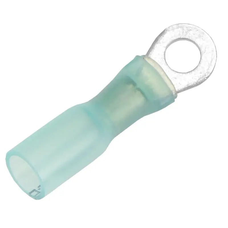 Pacer 16-14 Awg Heat Shrink Ring Terminal - #8 Stud Size - 25 Pack [Te14-8R-25] 1