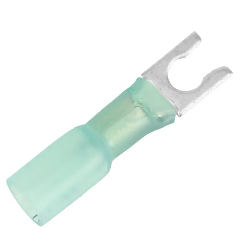 Pacer 16-14 Awg Heat Shrink Spade Terminal - #8 Stud Size - 25 Pack [Te14-8Slf-25] 1