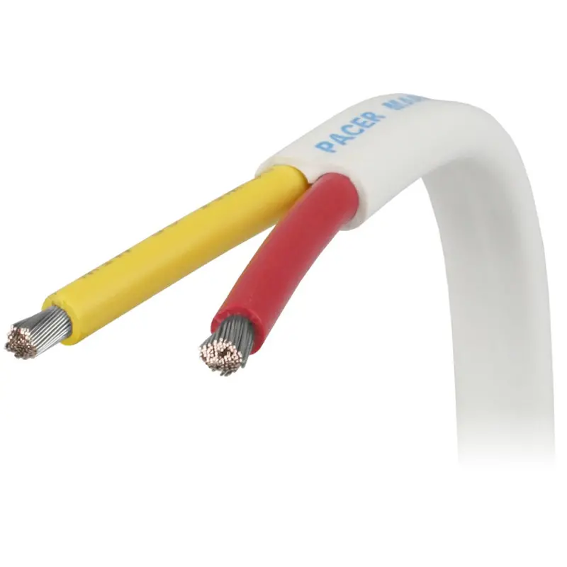 Pacer 18/2 Awg Safety Duplex Cable - Flat Cable - Red/Yellow - 250' [W18/2Ryw-250] 1