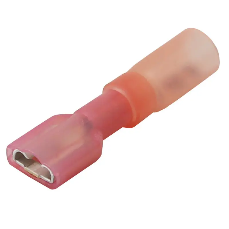 Pacer 22-18 Awg Heat Shrink Female Disconnect - 100 Pack [Tde18-250Fi-100] 1