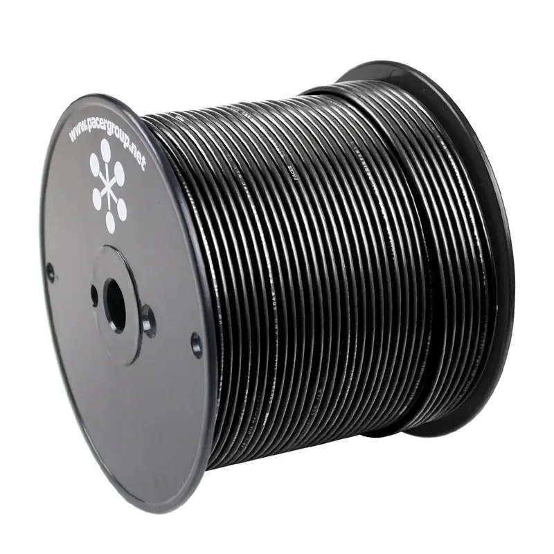 Pacer Black 18 Awg Primary Wire - 500  [Wul18bk-500] 1